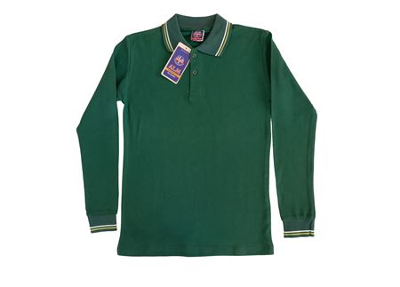 KOYU YEŞİL KISA KOL LAKOS YAKA TİŞÖRT