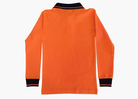 TURUNCU UZUN KOL LAKOS YAKA TİŞÖRT