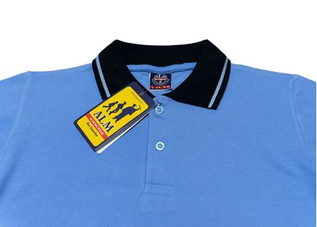 UZUN KOL MAVİ LAKOS TİŞÖRT