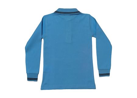 UZUN KOL BUZ MAVİ LAKOS TİŞÖRT
