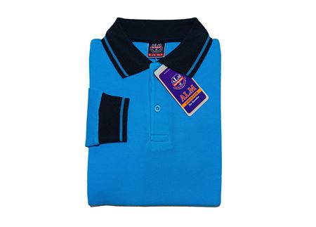 UZUN KOL MAVİ LAKOS TİŞÖRT