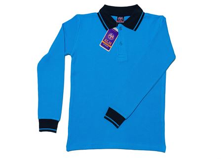 UZUN KOL MAVİ LAKOS TİŞÖRT