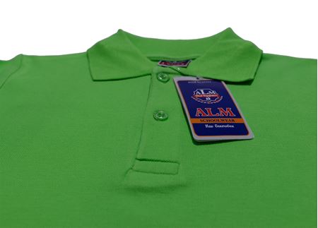 FISTIK YEŞİLİ UZUN KOL LAKOS YAKA TİŞÖRT