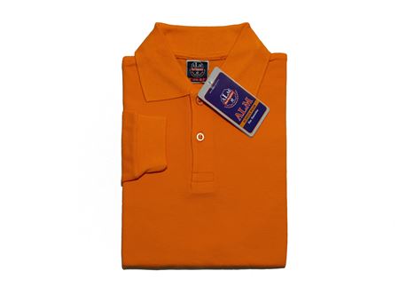 TURUNCU UZUN KOL LAKOS YAKA TİŞÖRT