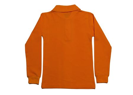 TURUNCU UZUN KOL LAKOS YAKA TİŞÖRT