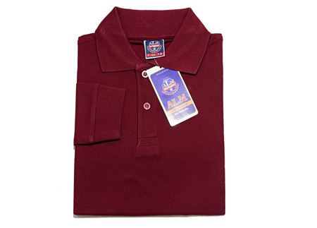 BORDO UZUN KOL LAKOS YAKA TİŞÖRT