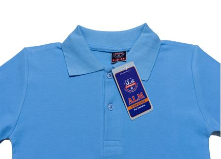 BUZ MAVİSİ UZUN KOL LAKOS YAKA TİŞÖRT