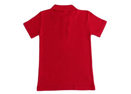 KIRMIZI KISA KOL LAKOS YAKA TİŞÖRT