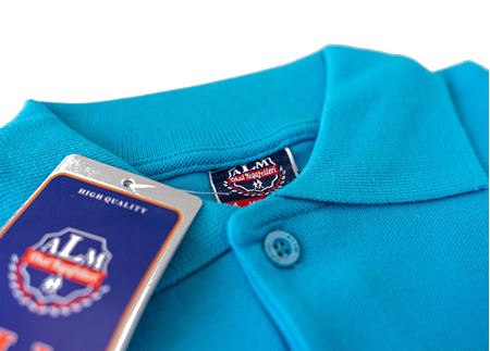 MAVİ KISA KOL LAKOS YAKA TİŞÖRT