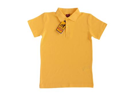 SARI KISA KOL LAKOS YAKA TİŞÖRT