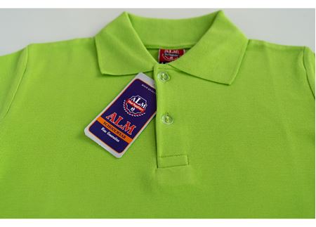 FISTIK YEŞİLİ KISA KOL LAKOS YAKA TİŞÖRT