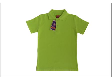 FISTIK YEŞİLİ KISA KOL LAKOS YAKA TİŞÖRT