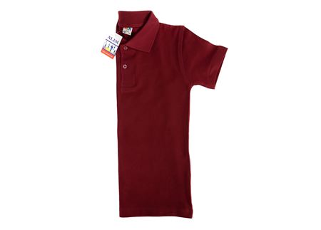 BORDO KISA KOL LAKOS YAKA TİŞÖRT