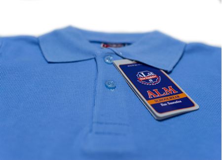 MAVİ UZUN KOL LAKOS YAKA TİŞÖRT