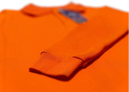 TURUNCU UZUN KOL LAKOS YAKA TİŞÖRT