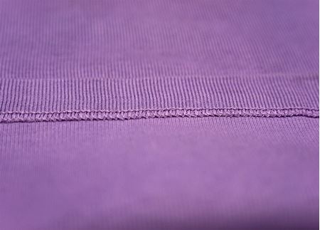 LİLA UZUN KOL LAKOS YAKA TİŞÖRT