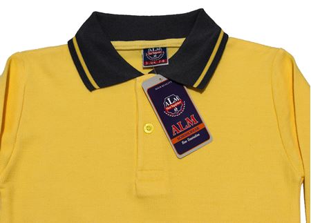 SARI UZUN KOL LAKOS YAKA TİŞÖRT