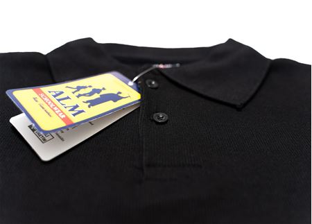 SİYAH UZUN KOL POLO YAKA TİŞÖRT