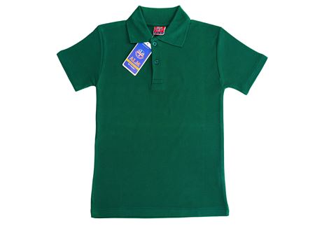 KOYU YEŞİL KISA KOL POLO YAKA TİŞÖRT