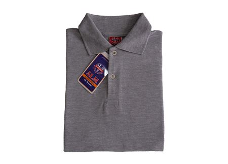 GRİ KISA KOL LAKOS YAKA TİŞÖRT