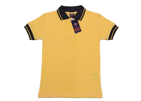 SARI KISA KOL LAKOS YAKA TİŞÖRT