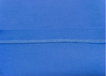 GRİ YAKA MAVİ KISA KOL LAKOS YAKA TİŞÖRT