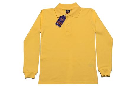 SARI UZUN KOL LAKOS YAKA TİŞÖRT