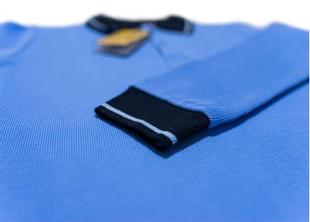 SELANİK MAVİ UZUN KOL LAKOS TİŞÖRT