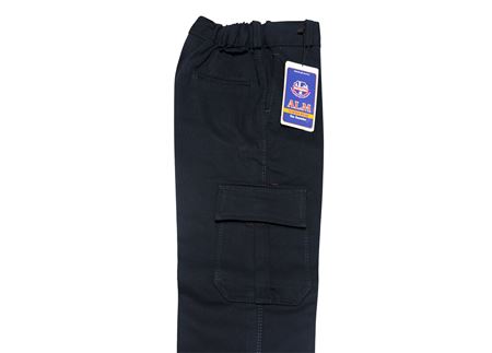 BEL LASTİK DÜZ PAÇA KOMANDO PANTOLON LACİVERT