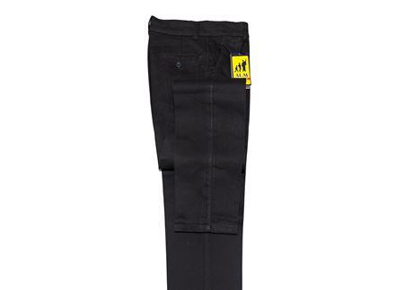 DÜZ BEL-PAÇA KOMANDO CEP PANTOLON SİYAH