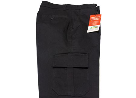 BEL-PAÇA DÜZ KOMANDO CEP PANTOLON SİYAH