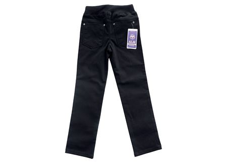 BEL-PAÇA LASTİK KLASİK PANTOLON SİYAH