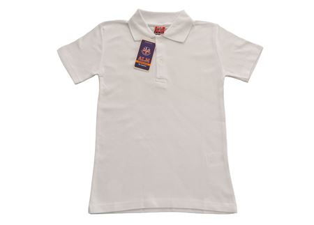 KISA KOL DÜZ YAKA POLO TİŞÖRT BEYAZ