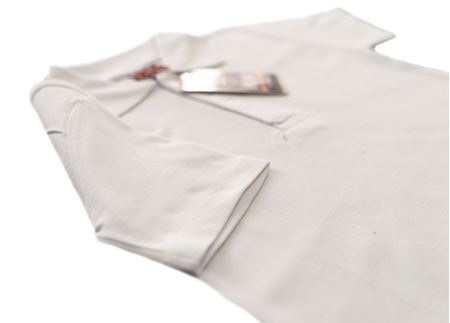 KISA KOL DÜZ YAKA POLO TİŞÖRT BEYAZ