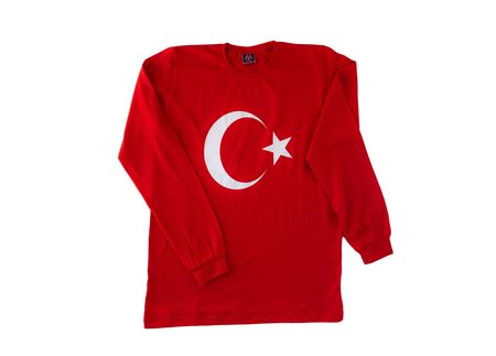 TÜRK BAYRAK UZUN KOL TİŞÖRT