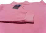 PEMBE UZUN KOL LAKOS YAKA TİŞÖRT